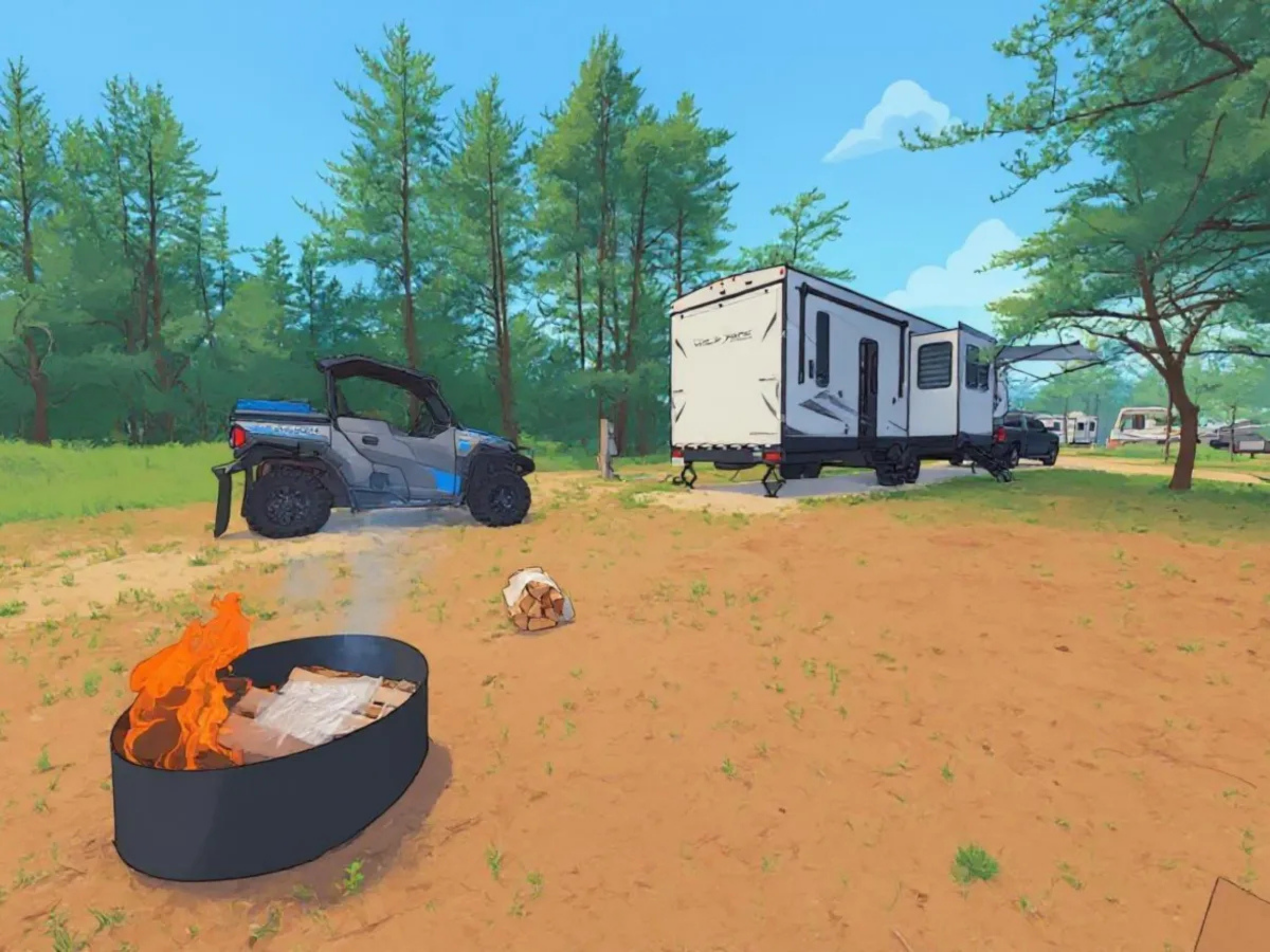 Jack Pines Campground, Manistique, Michigan