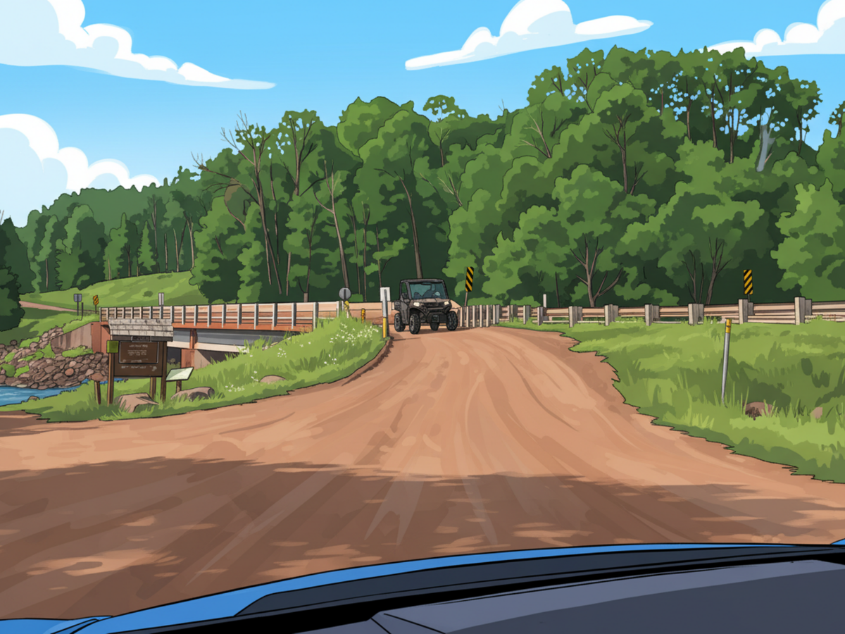 County Highway N Bridge Over Popple River, Florence County, Wisconsin