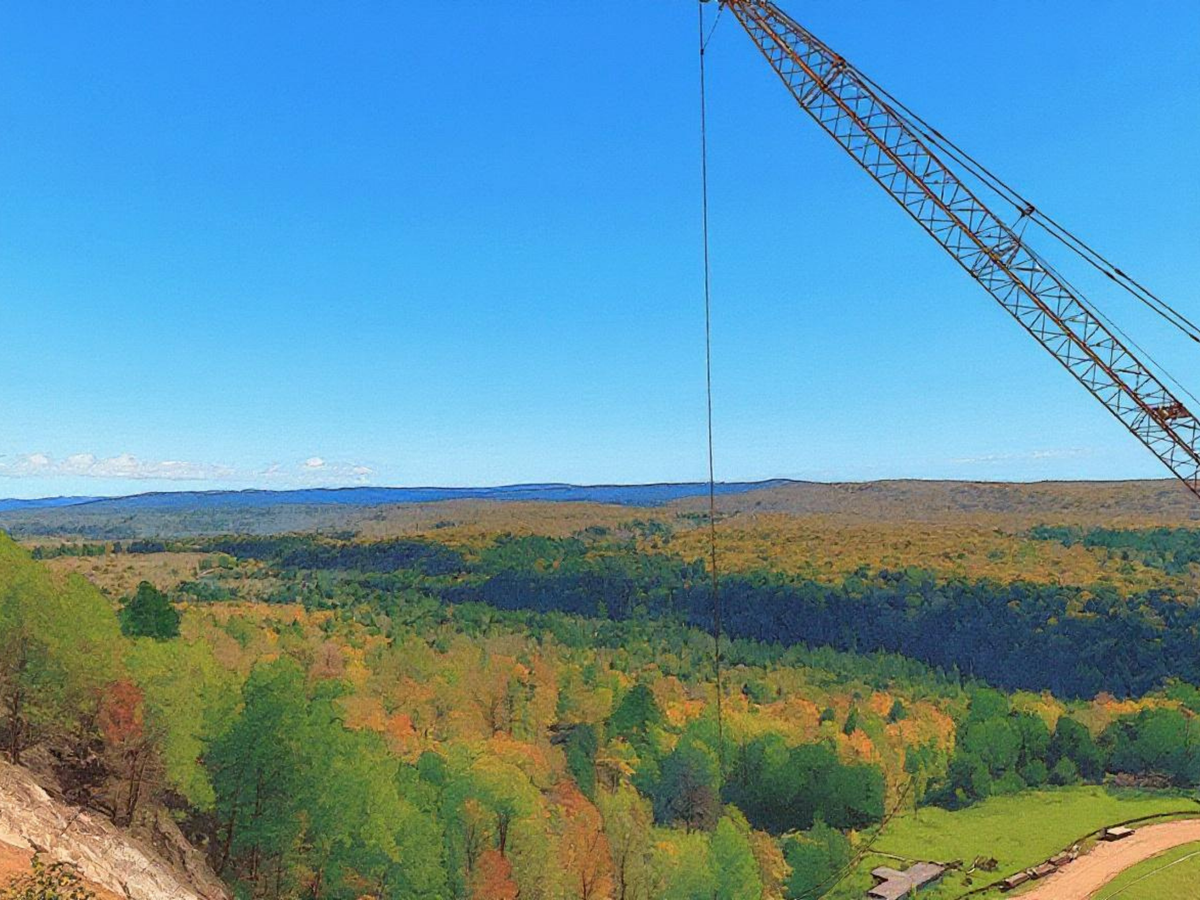 Copper Peak Fall Adventure, Gogebic County, Michigan