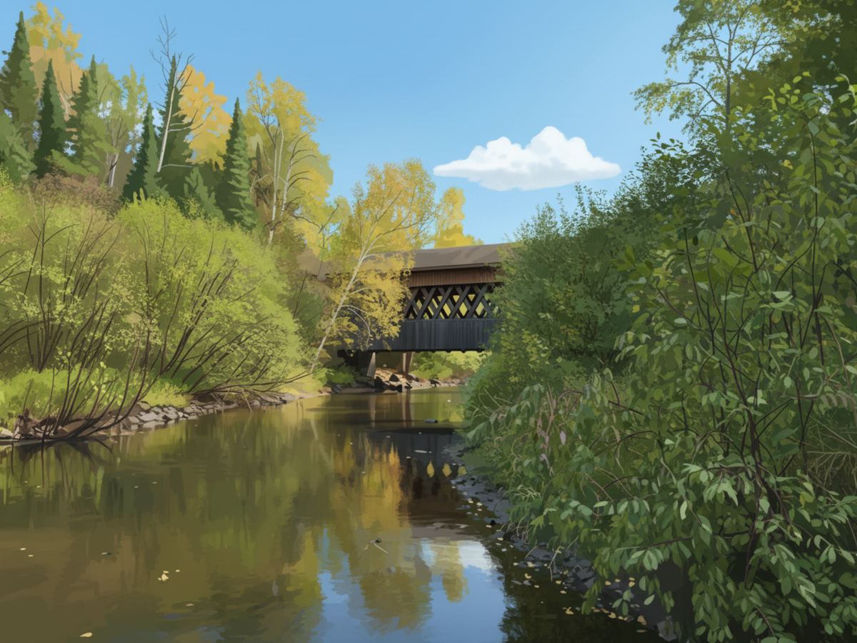 Fall Colors In Price County, Wisconsin…