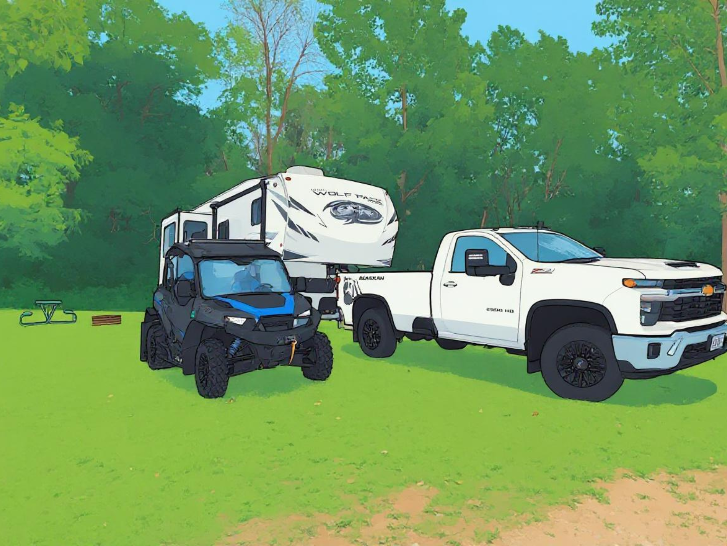 Nicolet Trail Campground, Gillette, Wisconsin