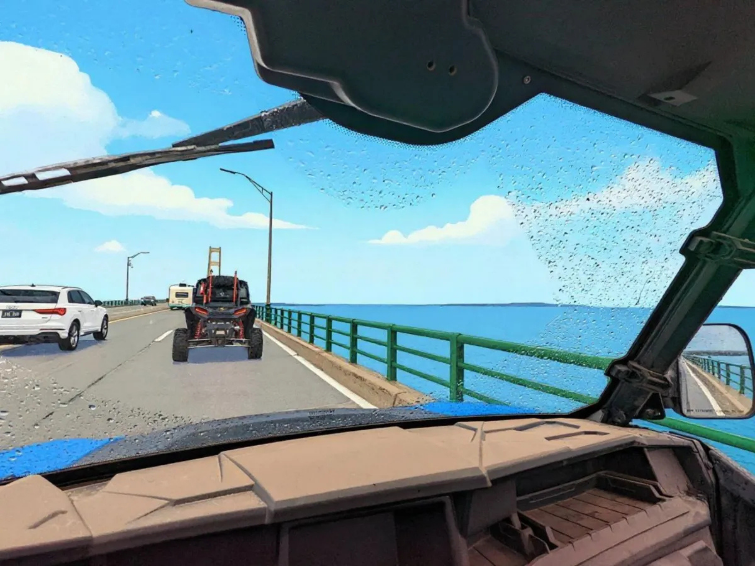 Riding During Rain Storms…