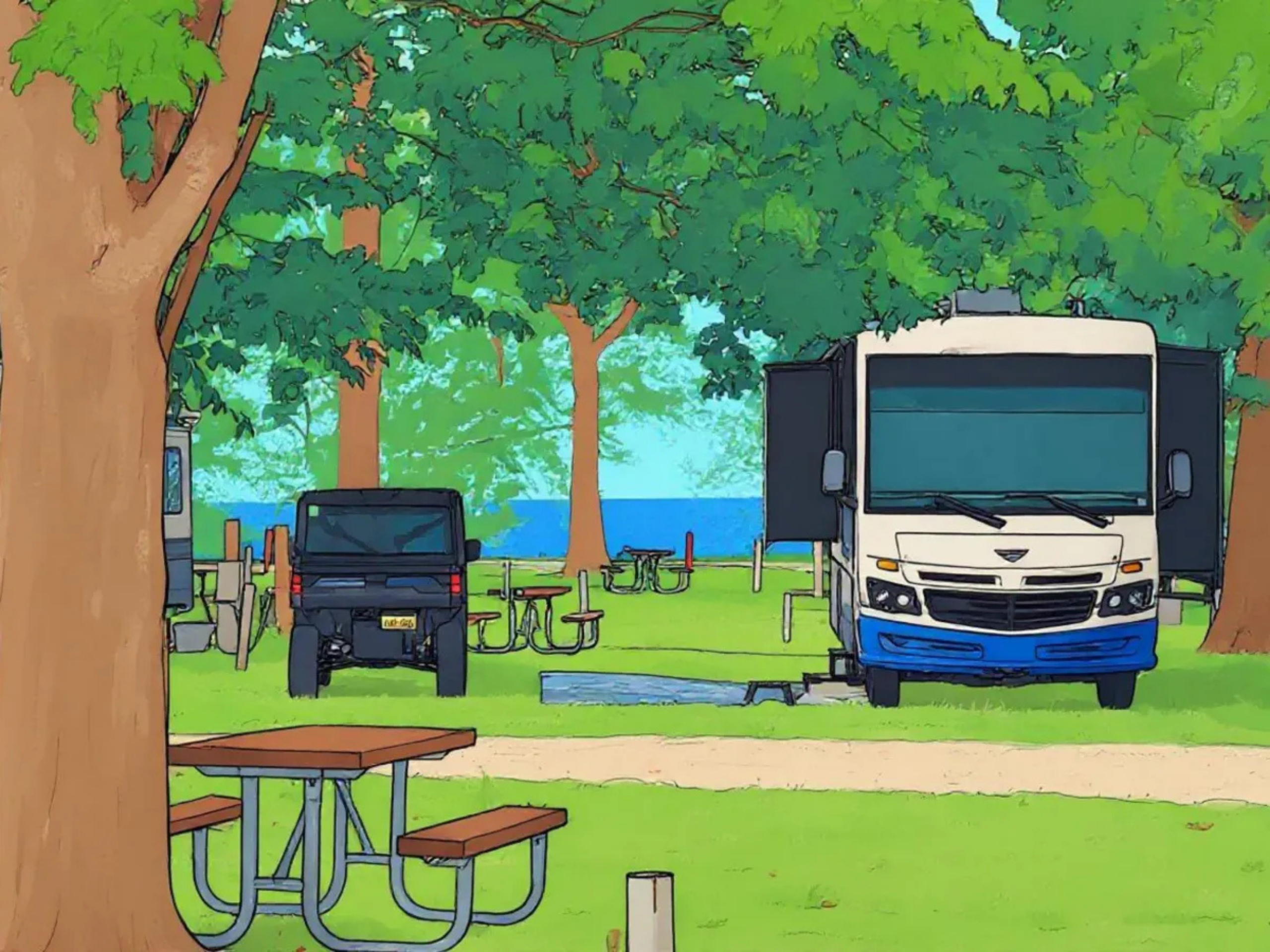 Woodland Park Campground, Grand Marias, MIā¦