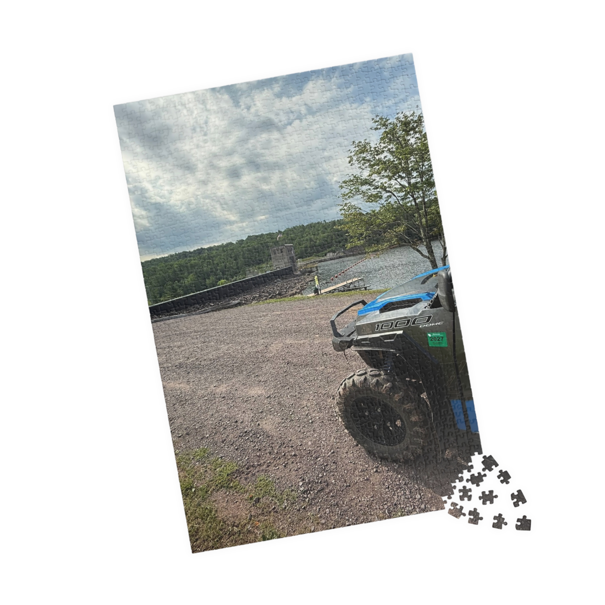 Victoria Dam, Ontonagon County, Michigan Puzzle (110, 252, 520, 1014-piece)
