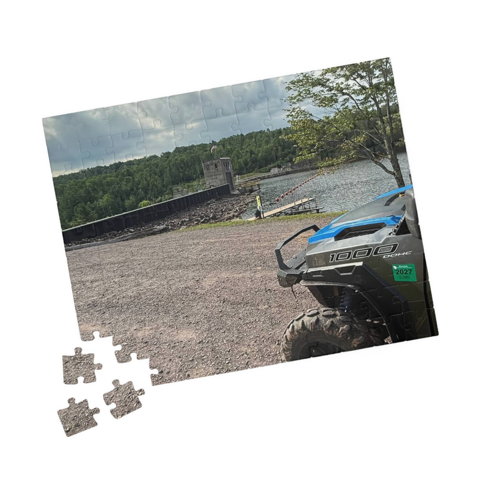 Victoria Dam, Ontonagon County, Michigan Puzzle (110, 252, 520, 1014-piece) - Image 2