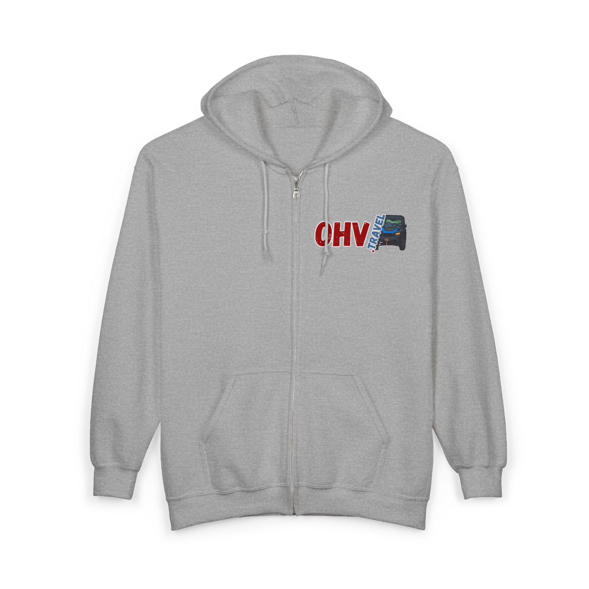 Unisex Heavy Blend™ Full Zip Hooded Sweatshirt - Image 7