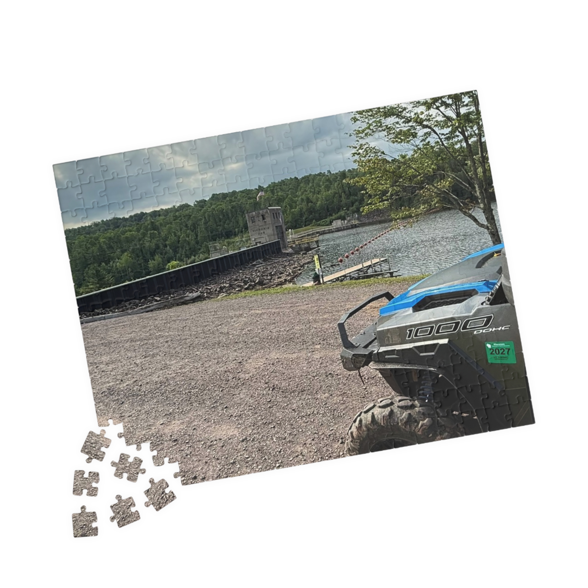 Victoria Dam, Ontonagon County, Michigan Puzzle (110, 252, 520, 1014-piece) - Image 3