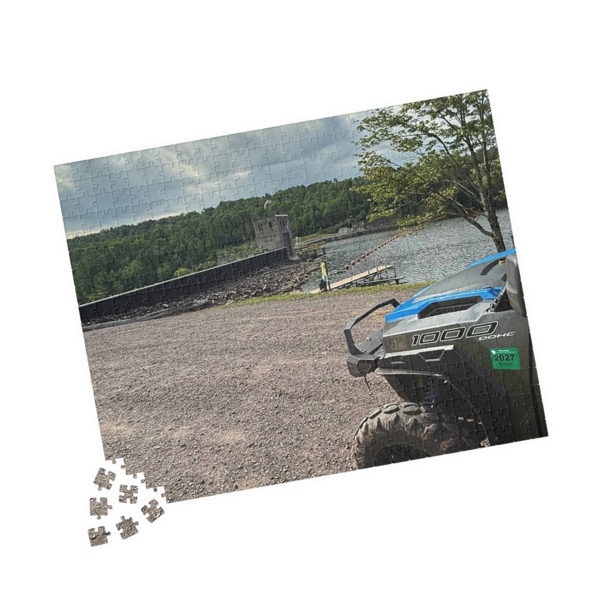 Victoria Dam, Ontonagon County, Michigan Puzzle (110, 252, 520, 1014-piece) - Image 4