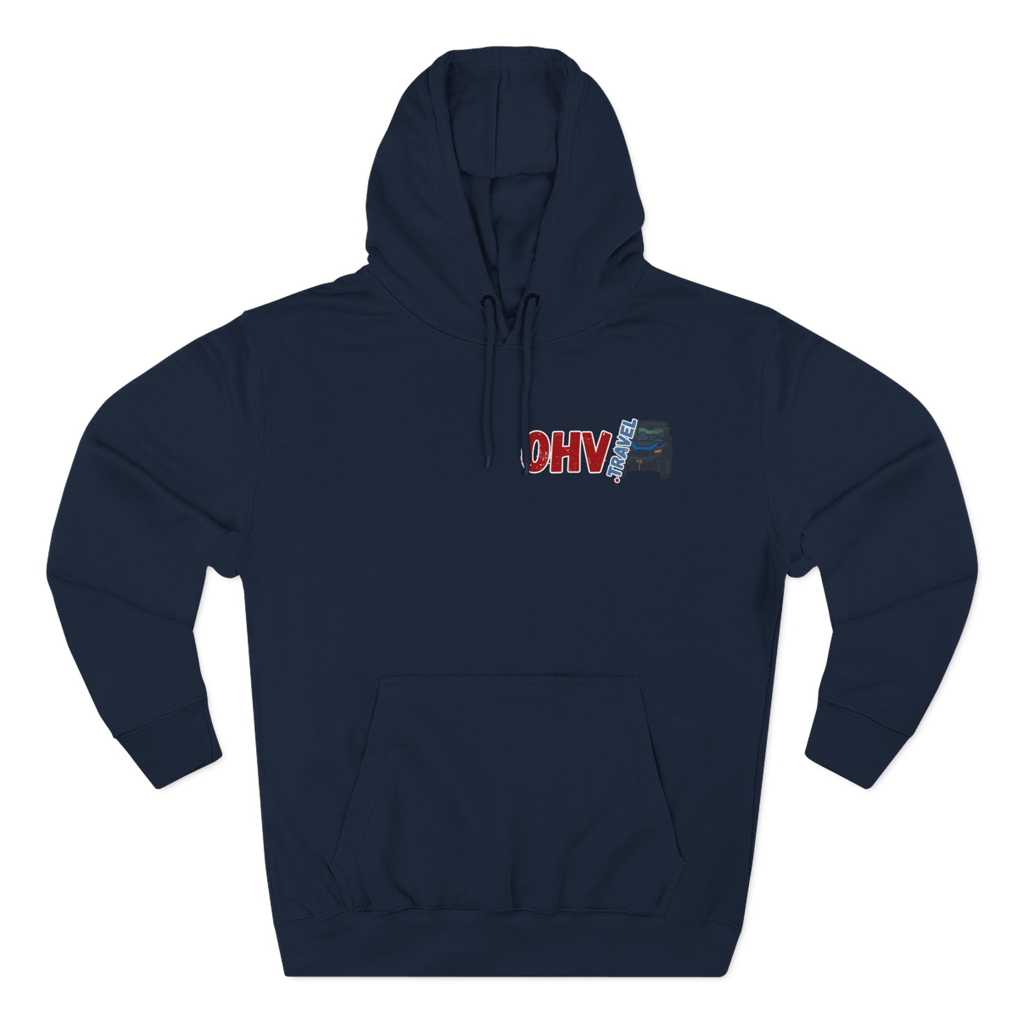 Three-Panel Fleece Hoodie - Image 3