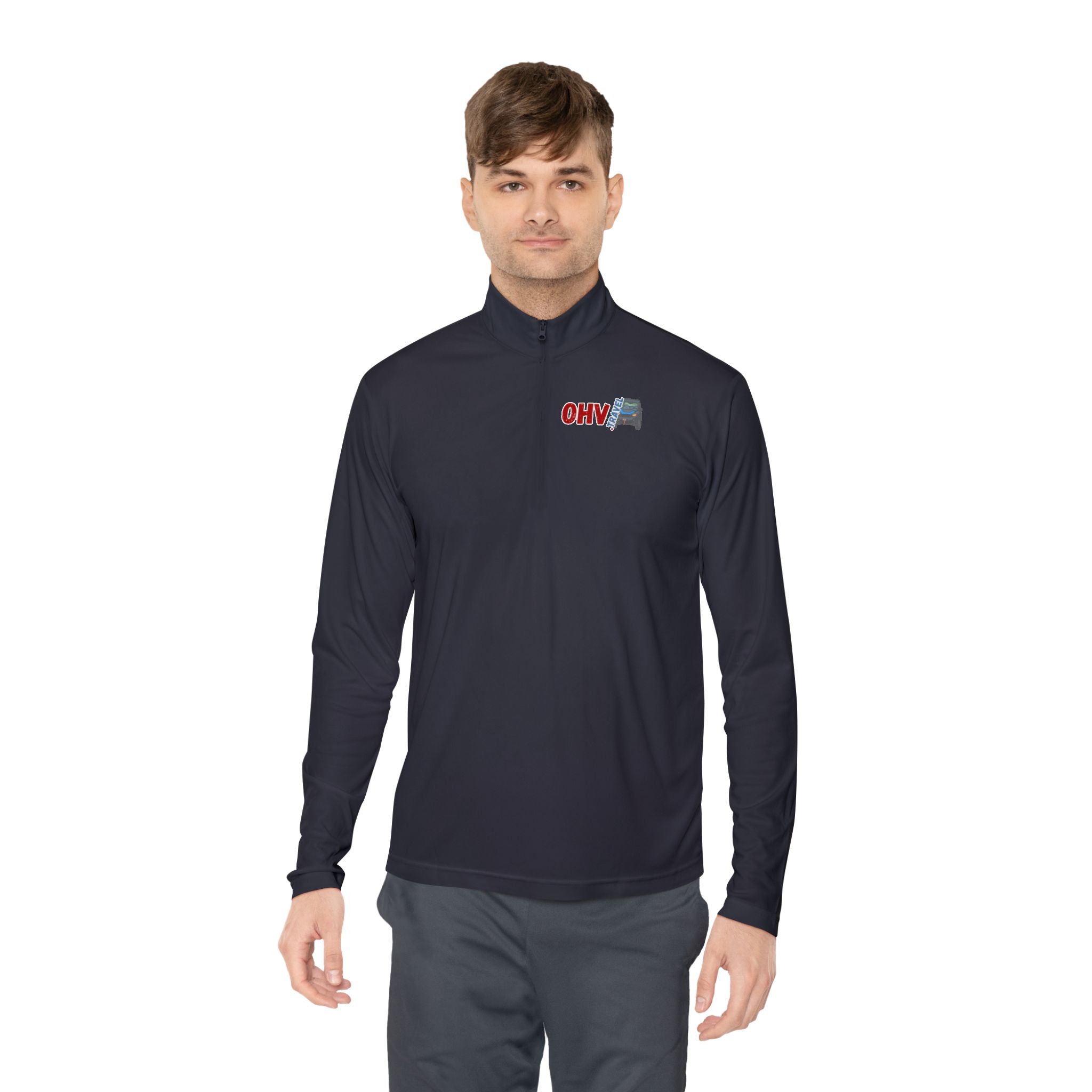 Unisex Quarter-Zip Pullover - Image 4
